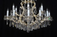 The lower part of the large Theresian chandelier - lead almonds