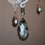 Chrome silver (chromium) crystal almond