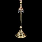 Massive brass floor lamp leg