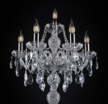 The upper part of the luxury lamp for the table of the living room, bedroom, etc. of the apartment interior