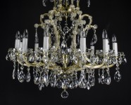 The lower part of the artisanal Teresian chandelier