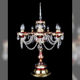 Lámpara Ruby, un objeto decorativo para un interior lujoso