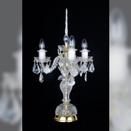 High table lamp for illuminating shady places in the interior