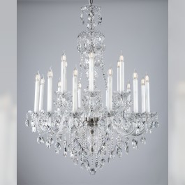 18 arm Victorian chandelier on a light background