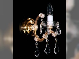 The 1-bulb Maria Theresa wall light