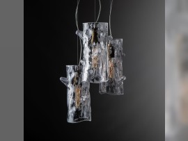 Composition 4A clear crystal, patina finish - Diameter: 500 mm /19.69", Height: 550 mm / 21.65", Weight: 14 kg/ 31.11 lb Number of components: 3 PCs