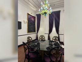 La lámpara de araña también es ideal para espacios con muebles antiguos, etc.