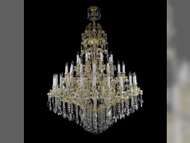 48 bulb Maria theresa chandelier chandelier with extended strass chains