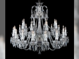 24-arm BACCARAT crystal chandelier without shades