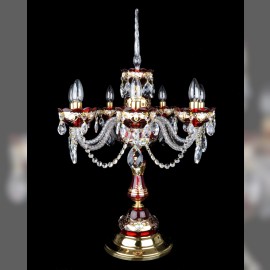 Lámpara Ruby, un objeto decorativo para un interior lujoso