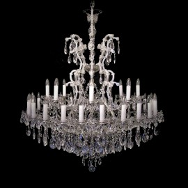 Original silver Theresian chandelier for a luxurious space