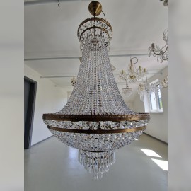 Ejemplos de apliques de pared (Strass) con el mismo diseño que la lámpara de araña de techo con forma de cesta