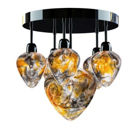 Lámparas de diseño «Corazones de cristal (1, 4, 6)»