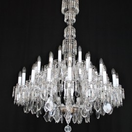 Lámpara de araña de cristal «Maria Theresa» de estilo moderno con 36 bombillas